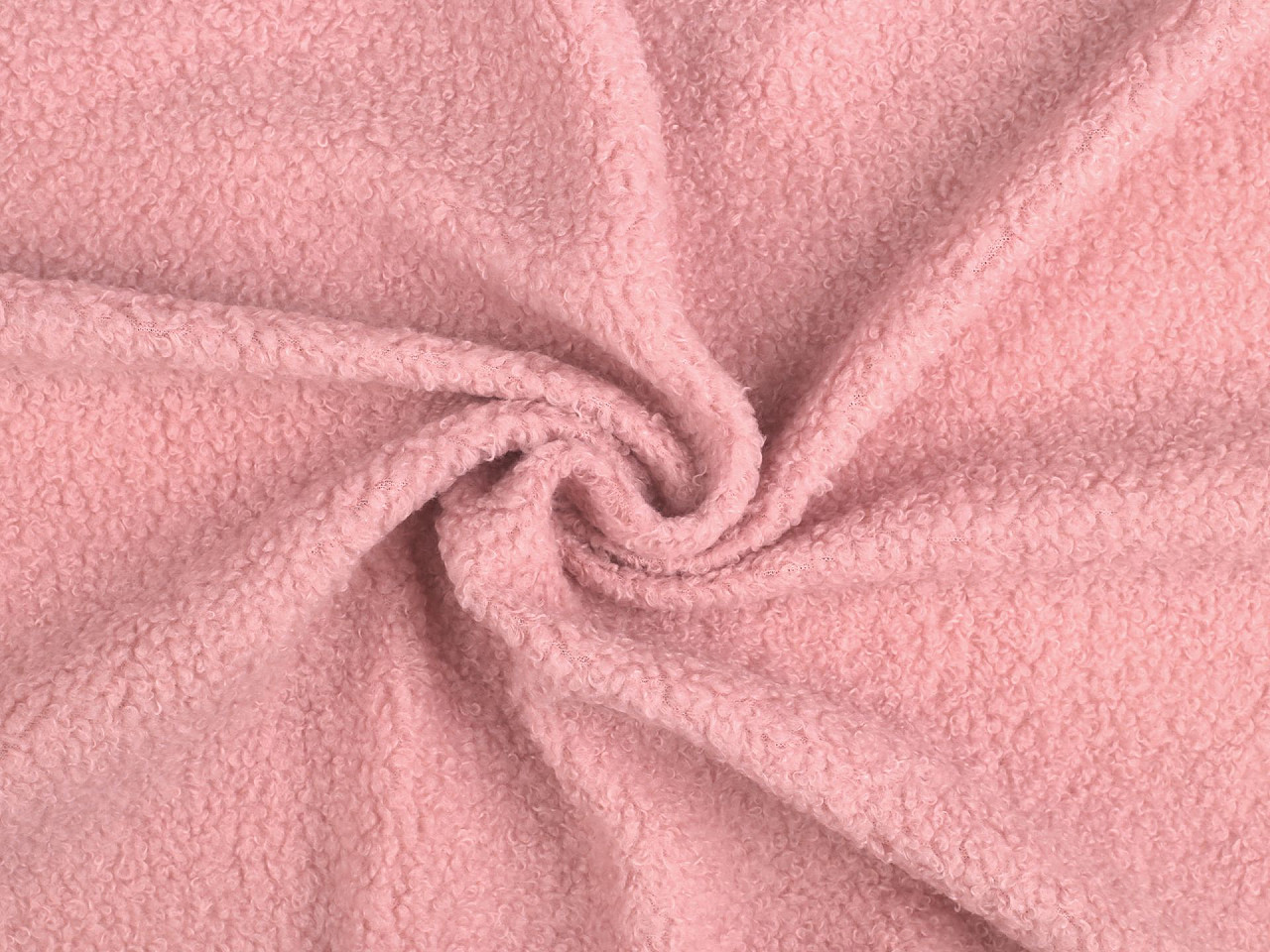 Teddy plyšová látka, střední, 8 (26) (230 g/m²) černá