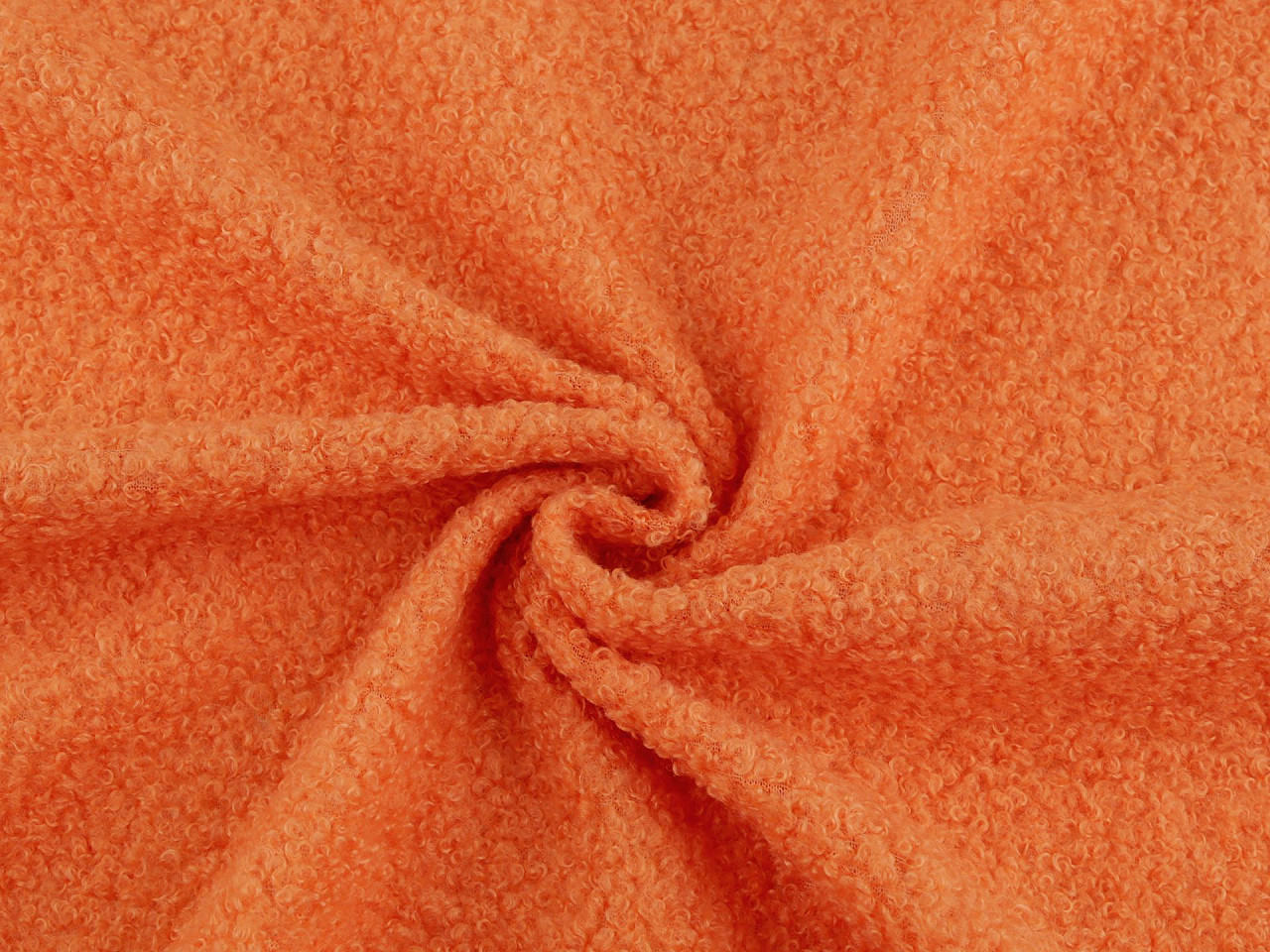 Teddy plyšová látka, střední, 1 (1) (245 g/m²) bílá mléčná