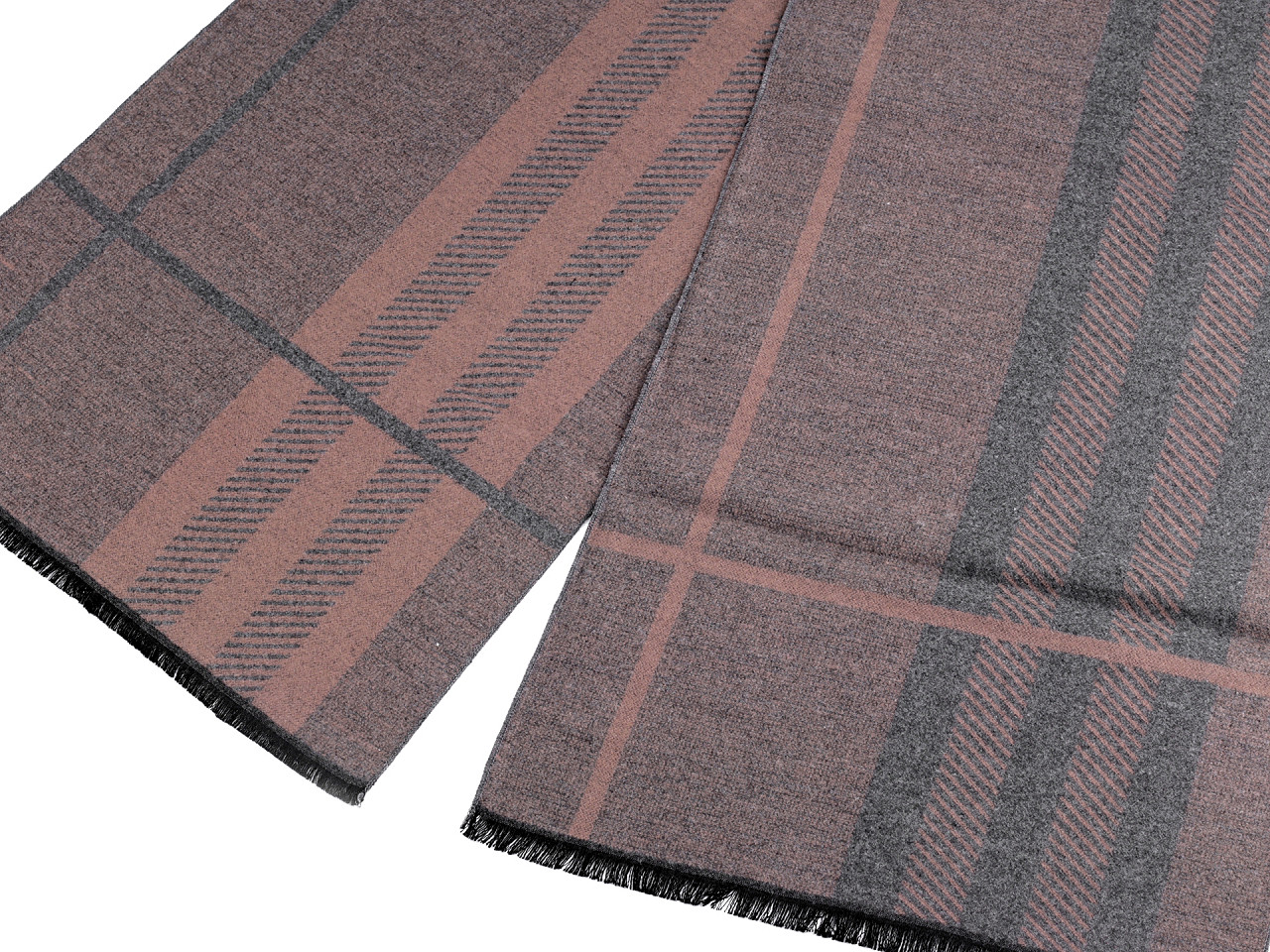 Men's scarf 30x180 cm, beige, 1 pc