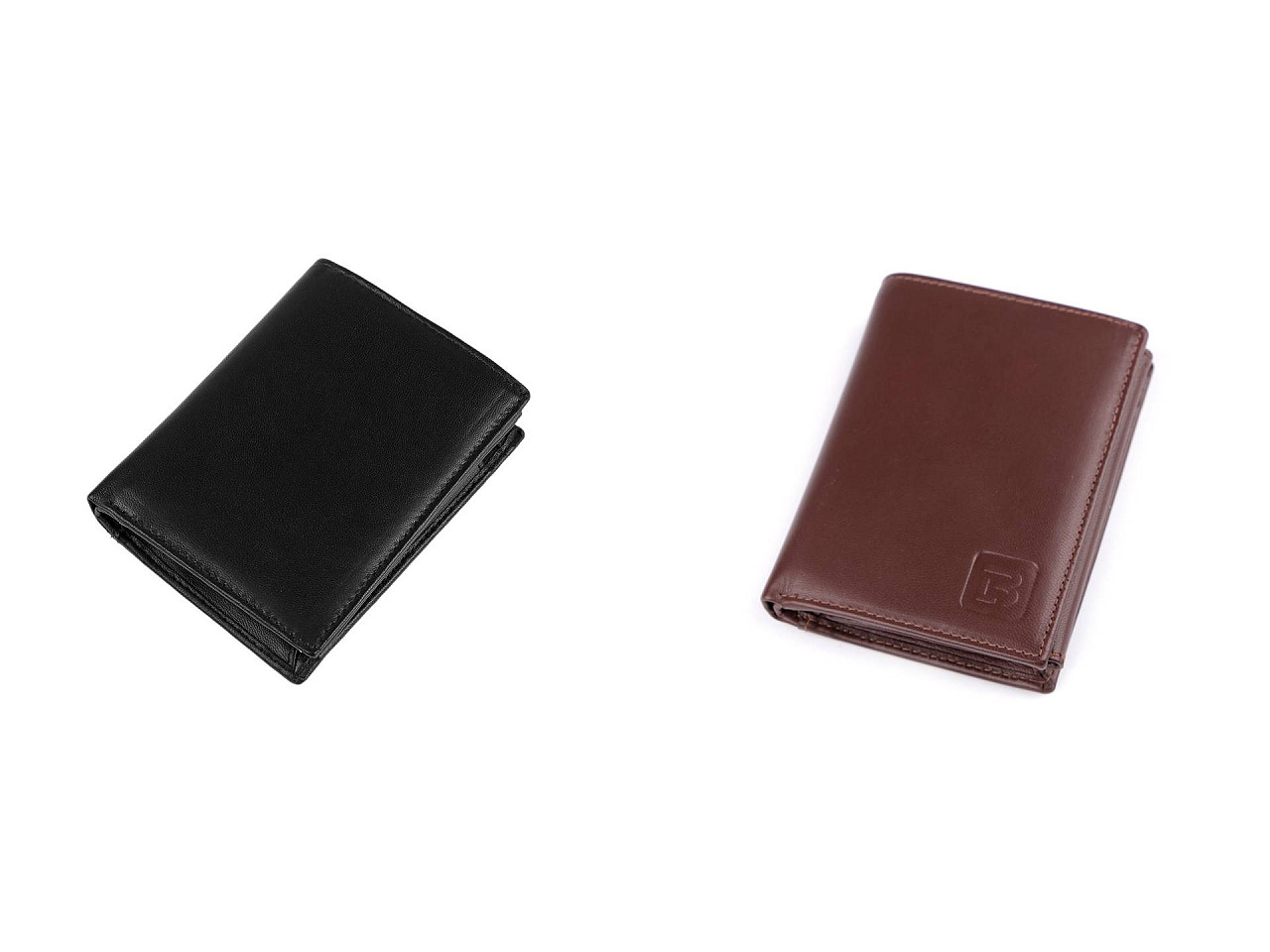 Pánská peněženka kožená, velké, 3 černá