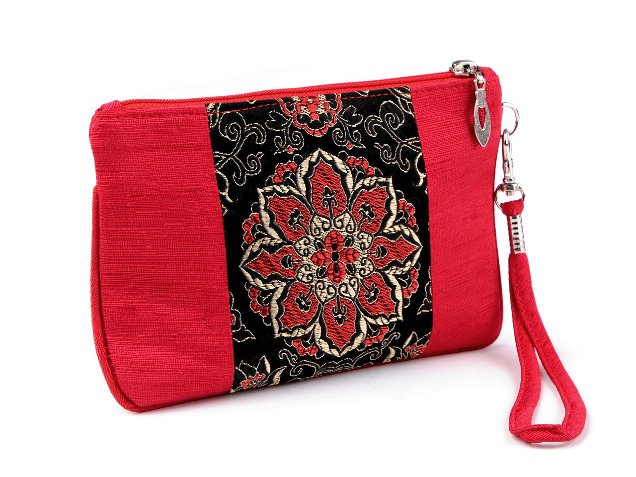 Husă/portofel mandala 11,5x16,5 cm, roșu, 1 buc.