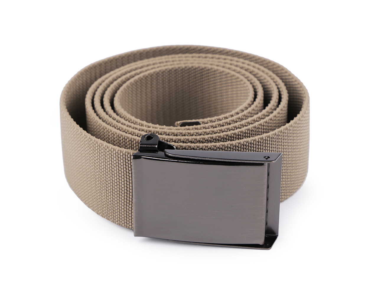 Elastic belt 3.8 cm wide unisex, beige, 1 pc