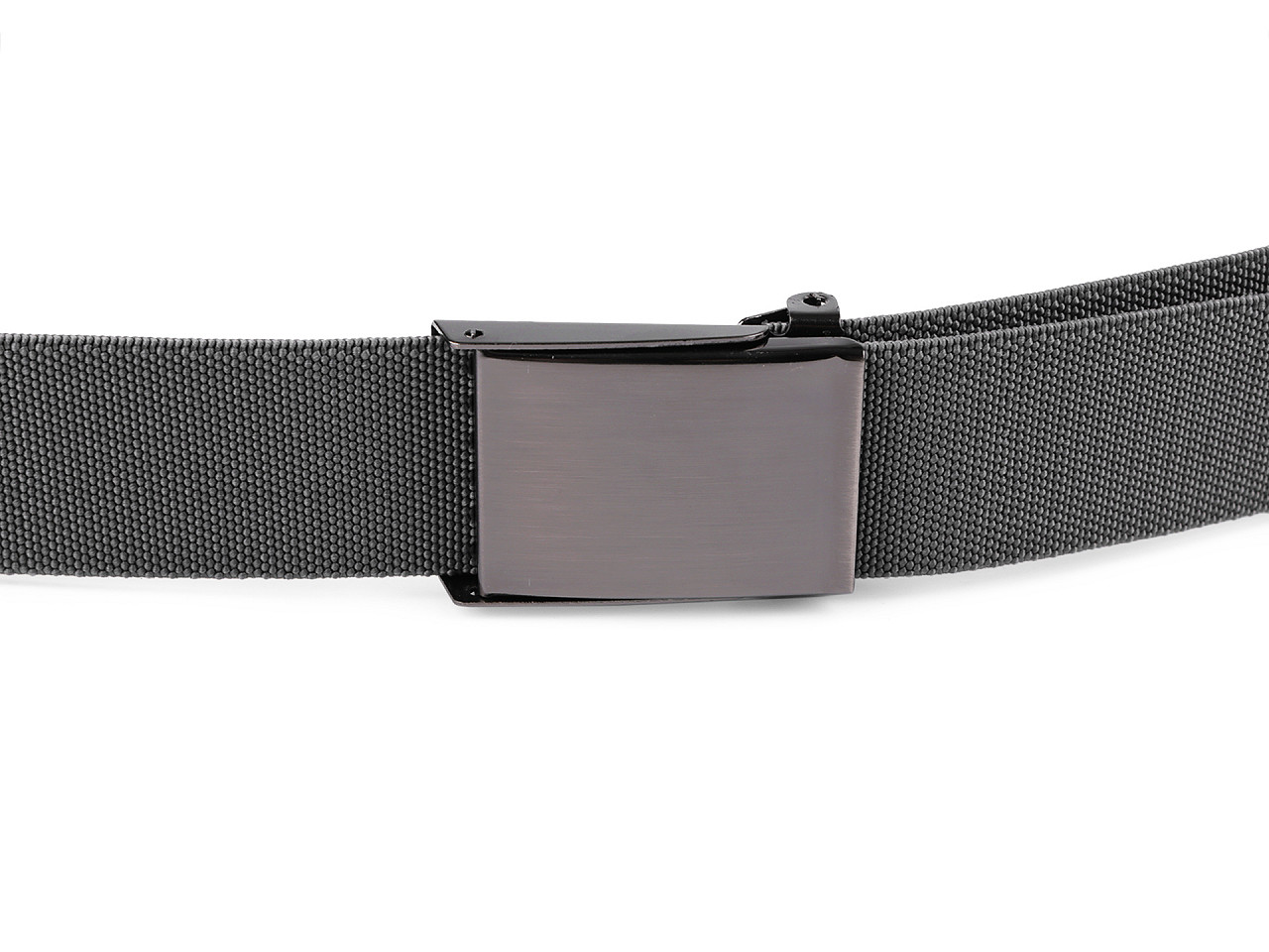 Elastic belt 3.8 cm wide unisex, black, 1 pc