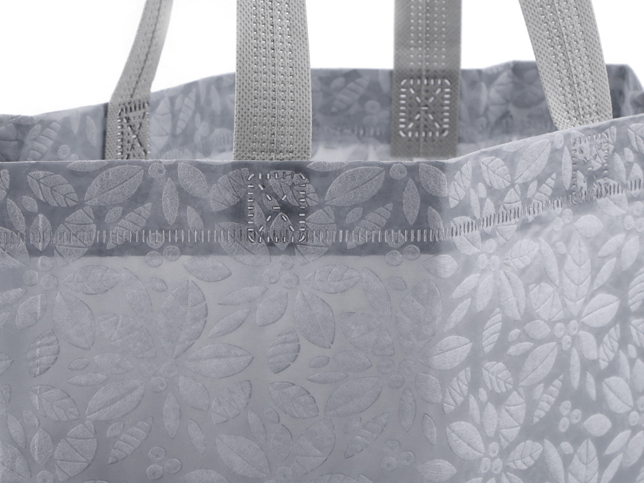 Non-woven bag 27x33 cm, gray, 1 pc