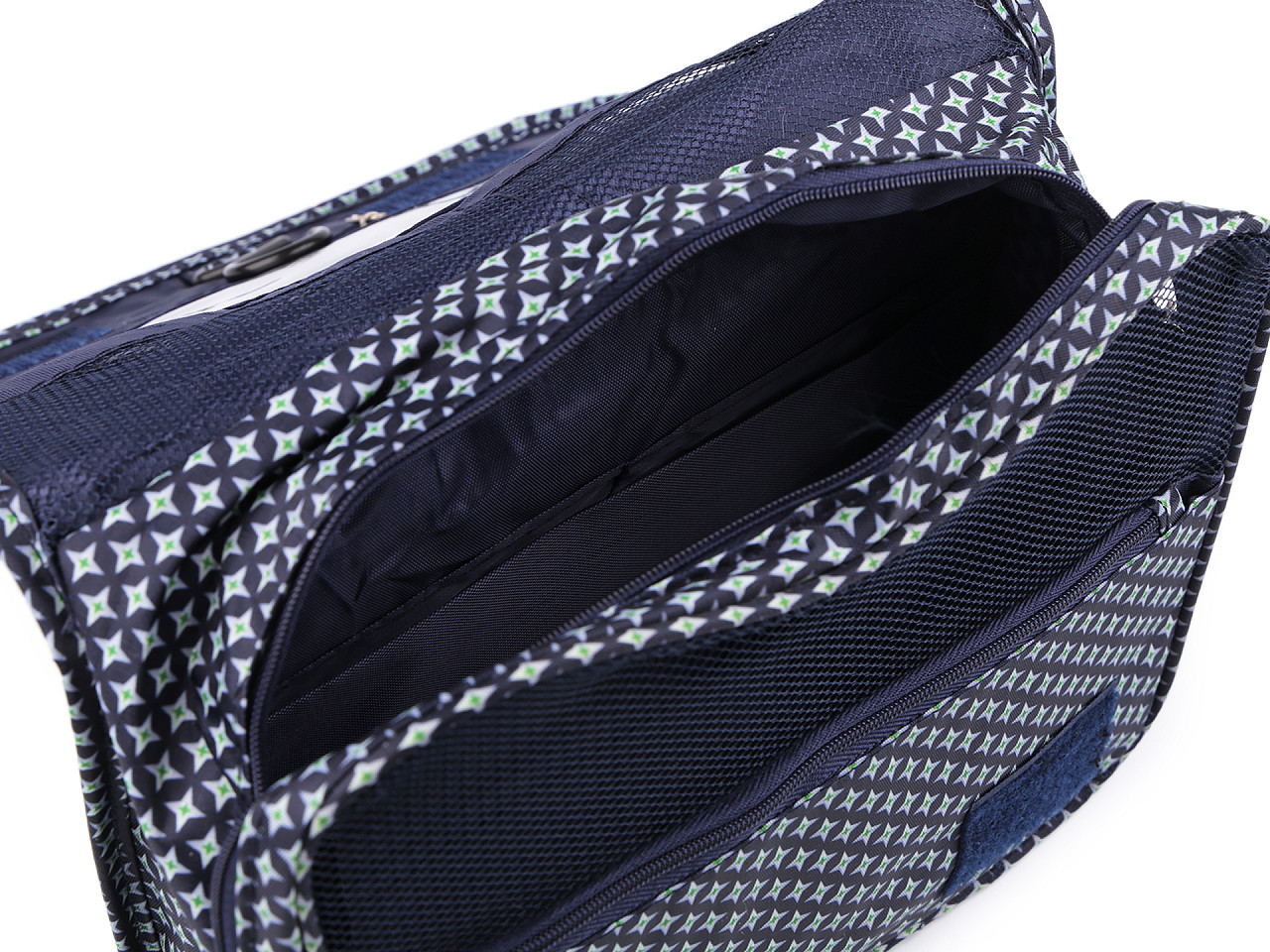 Mens cosmetic bag / hanging organizer 22x24 cm, dark blue, 1 pc