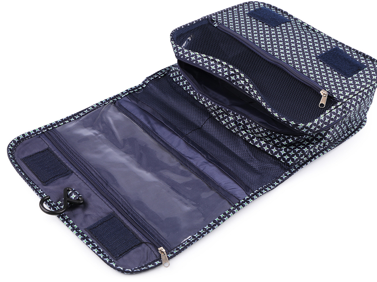 Mens cosmetic bag / hanging organizer 22x24 cm, dark blue, 1 pc