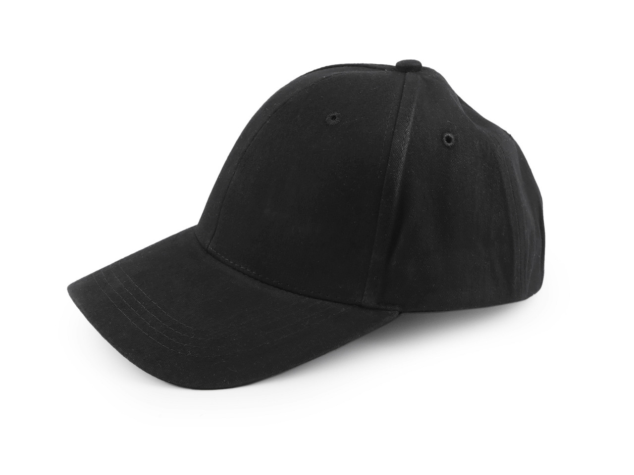 Șapcă de baseball unisex din bumbac, potrivită pentru decorare, neagră, 1 buc
