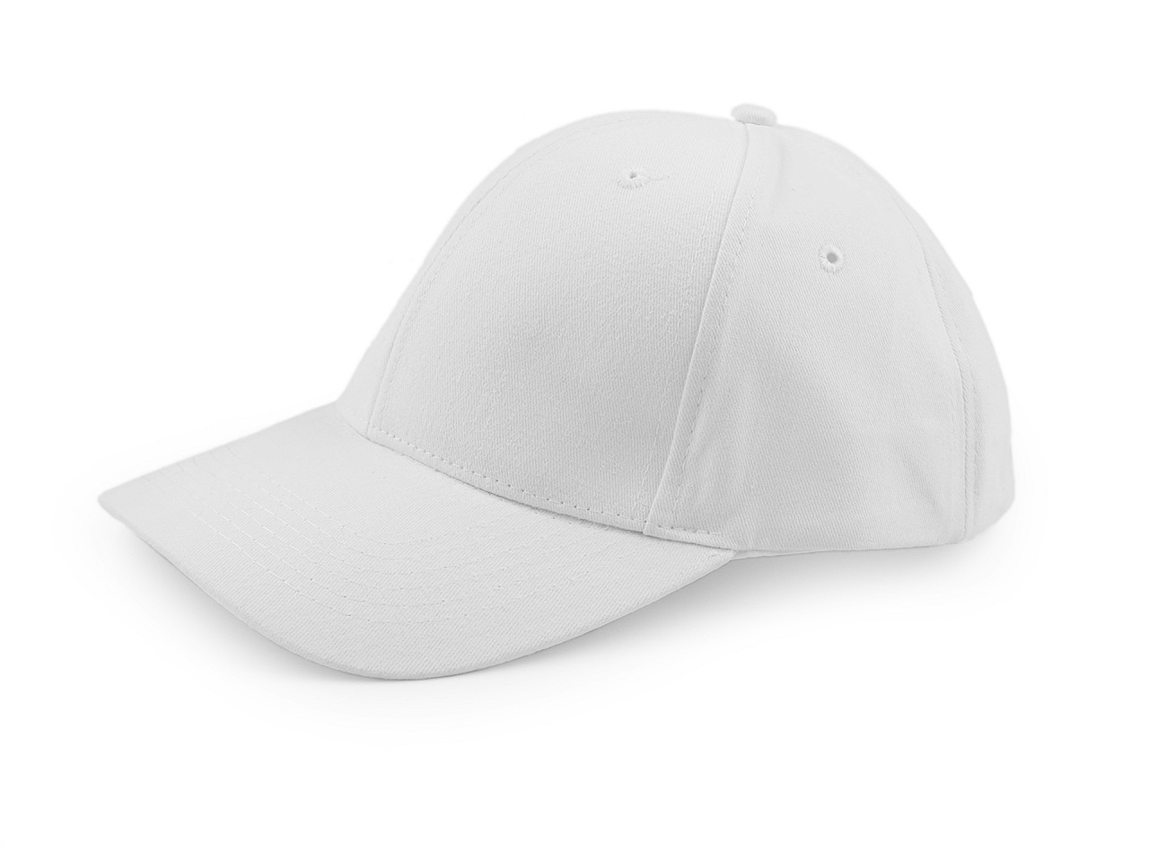 Șapcă de baseball unisex din bumbac, potrivită pentru decorare, albă, 1 buc