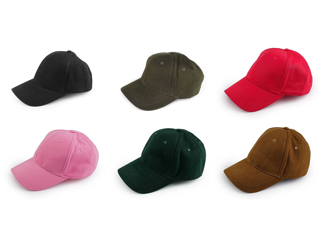 Bavlněná kšiltovka unisex vhodná k dozdobení, střední, 22 růžová sv.