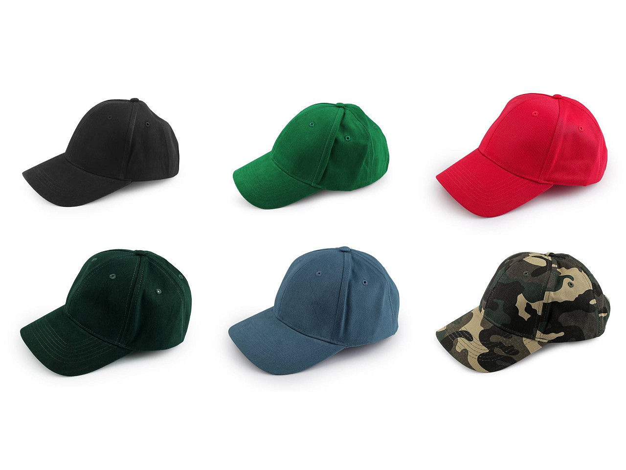 Bavlněná kšiltovka unisex vhodná k dozdobení, velké, 21 červená světlá