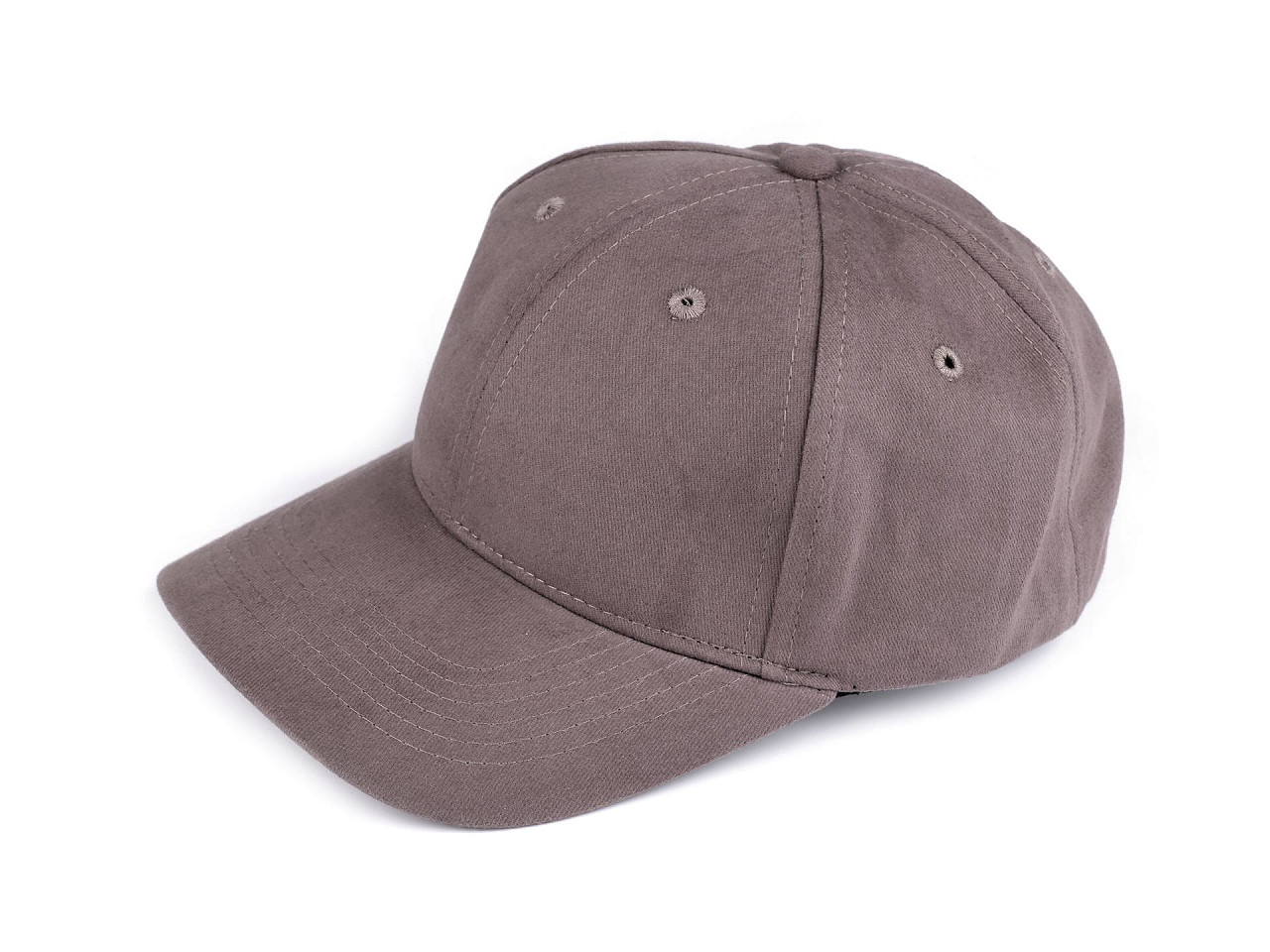 Bavlněná kšiltovka unisex vhodná k dozdobení, střední, 22 růžová sv.