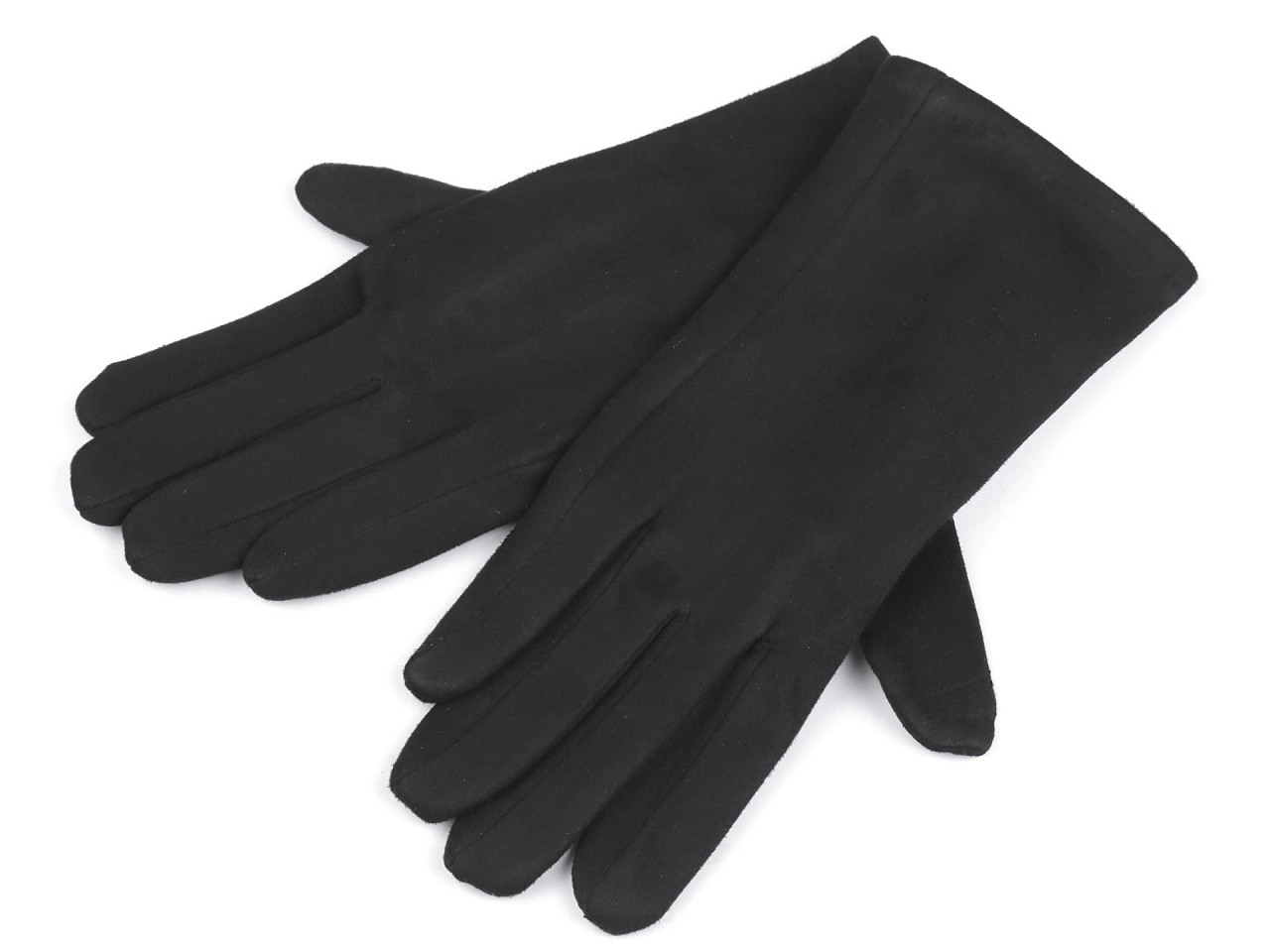 Womens transitional gloves, black, 1 pair