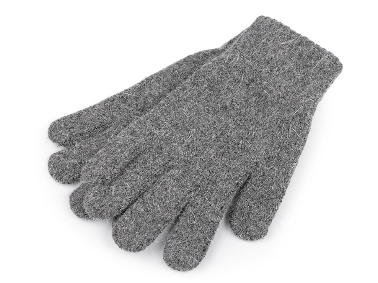 Mănuși unisex tricotate, gri, 1 pereche