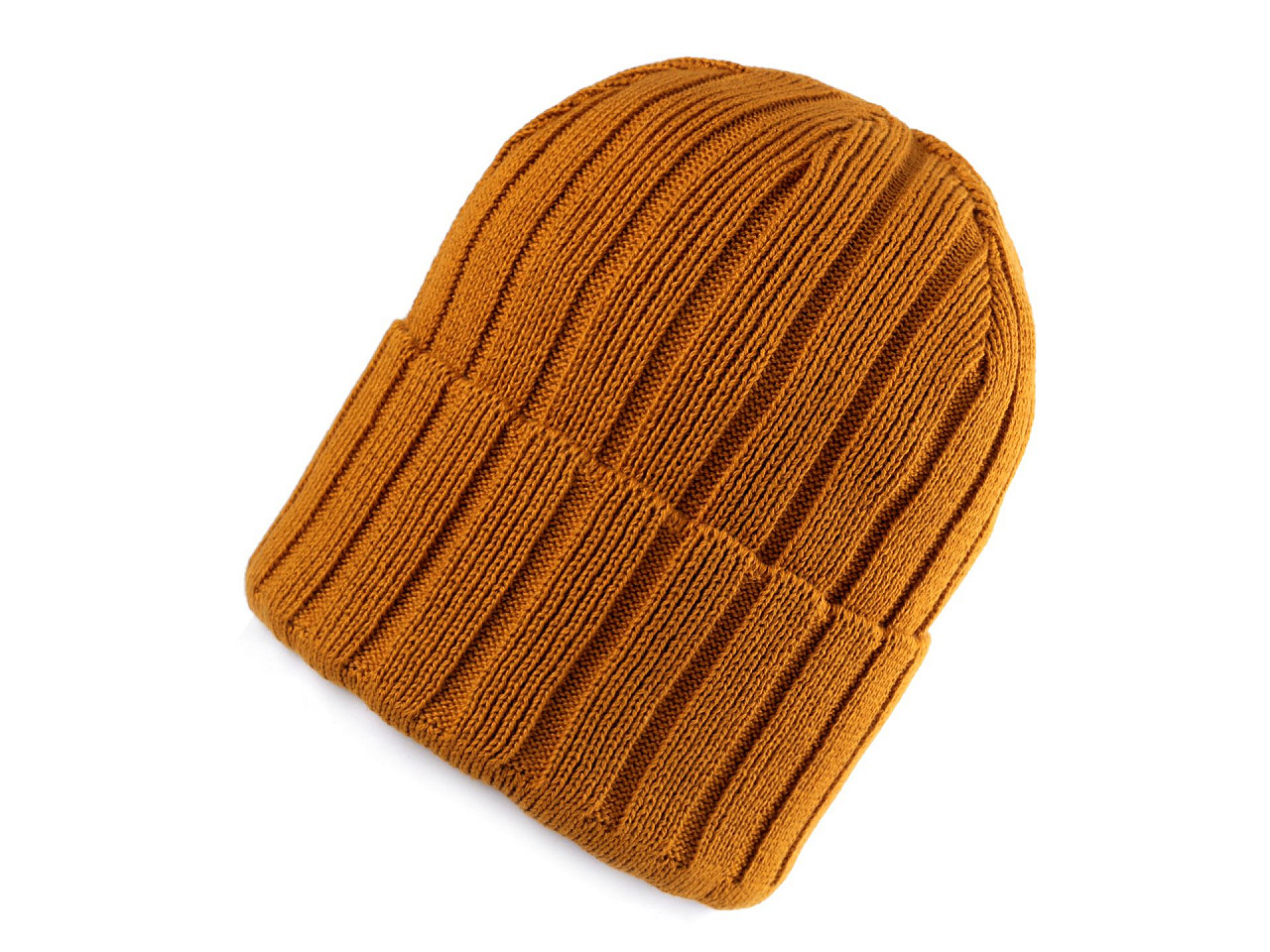 Unisex winter hat, mustard, 1 pc