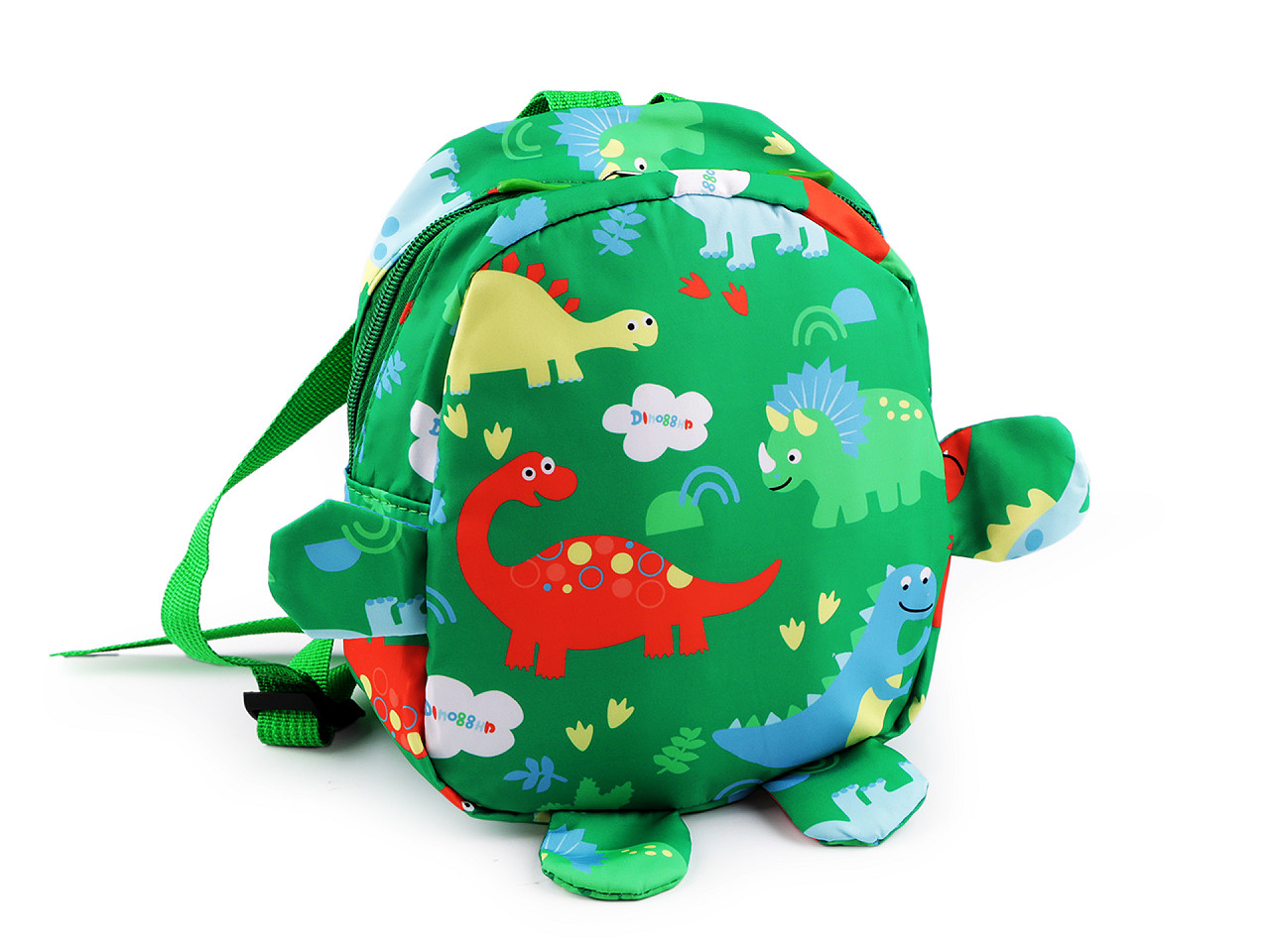 Dinosaurier-Kinderrucksack, grün, 1 Stück