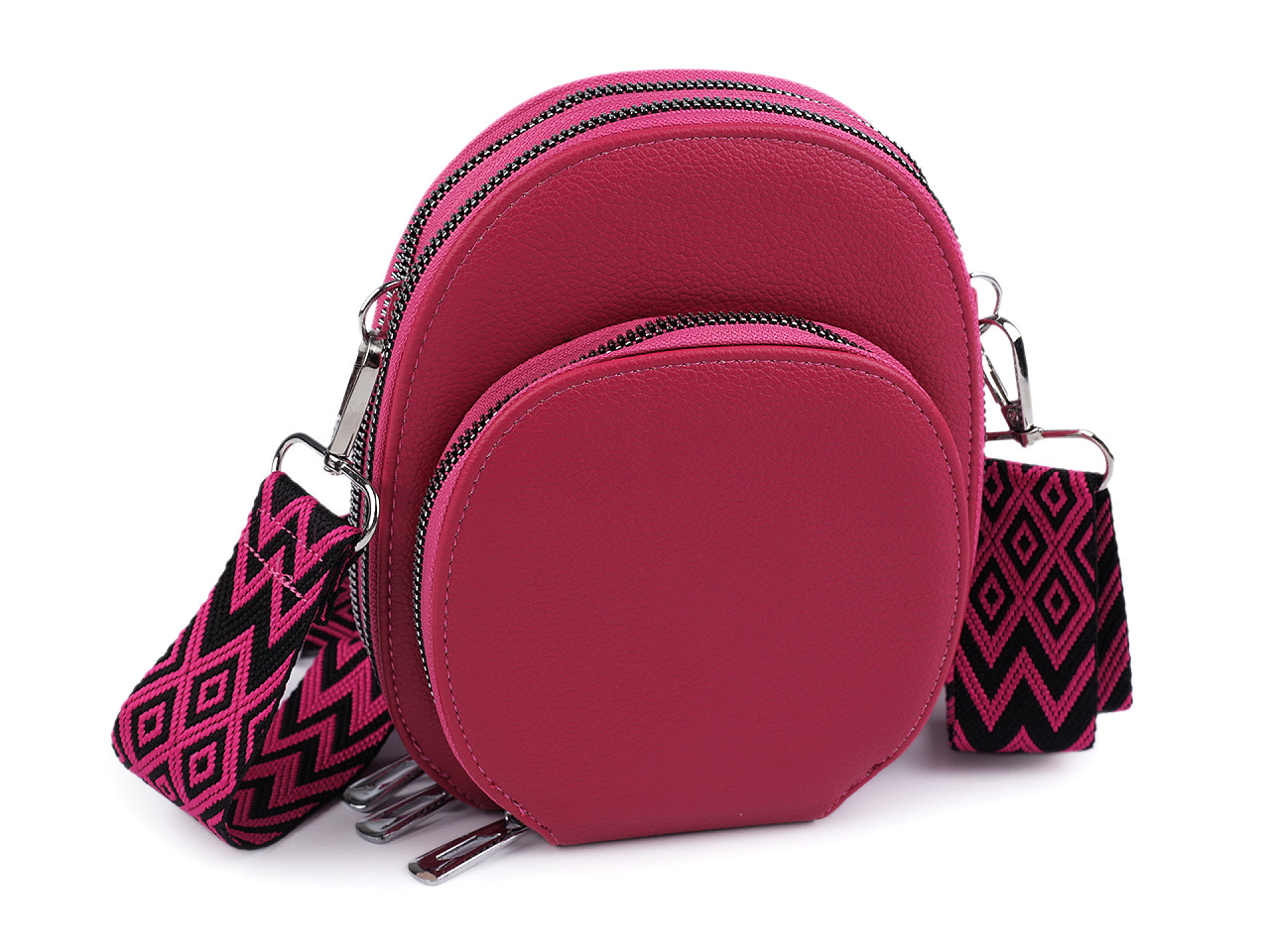 Dámska / dievčenská kabelka crossbody s popruhom 14x19 cm