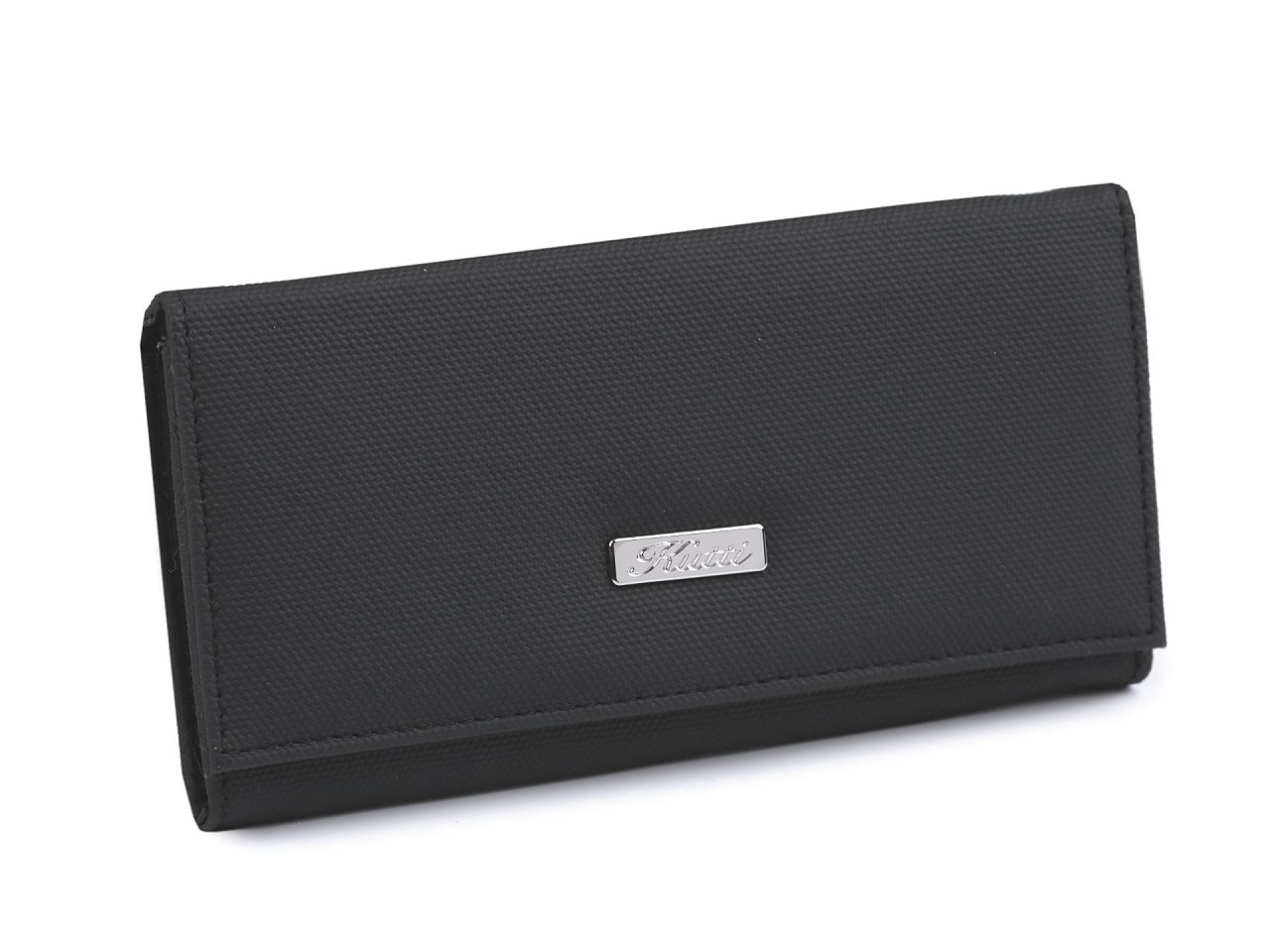 Damen-Geldbörse 10x18,5 cm, schwarz, 1 Stück