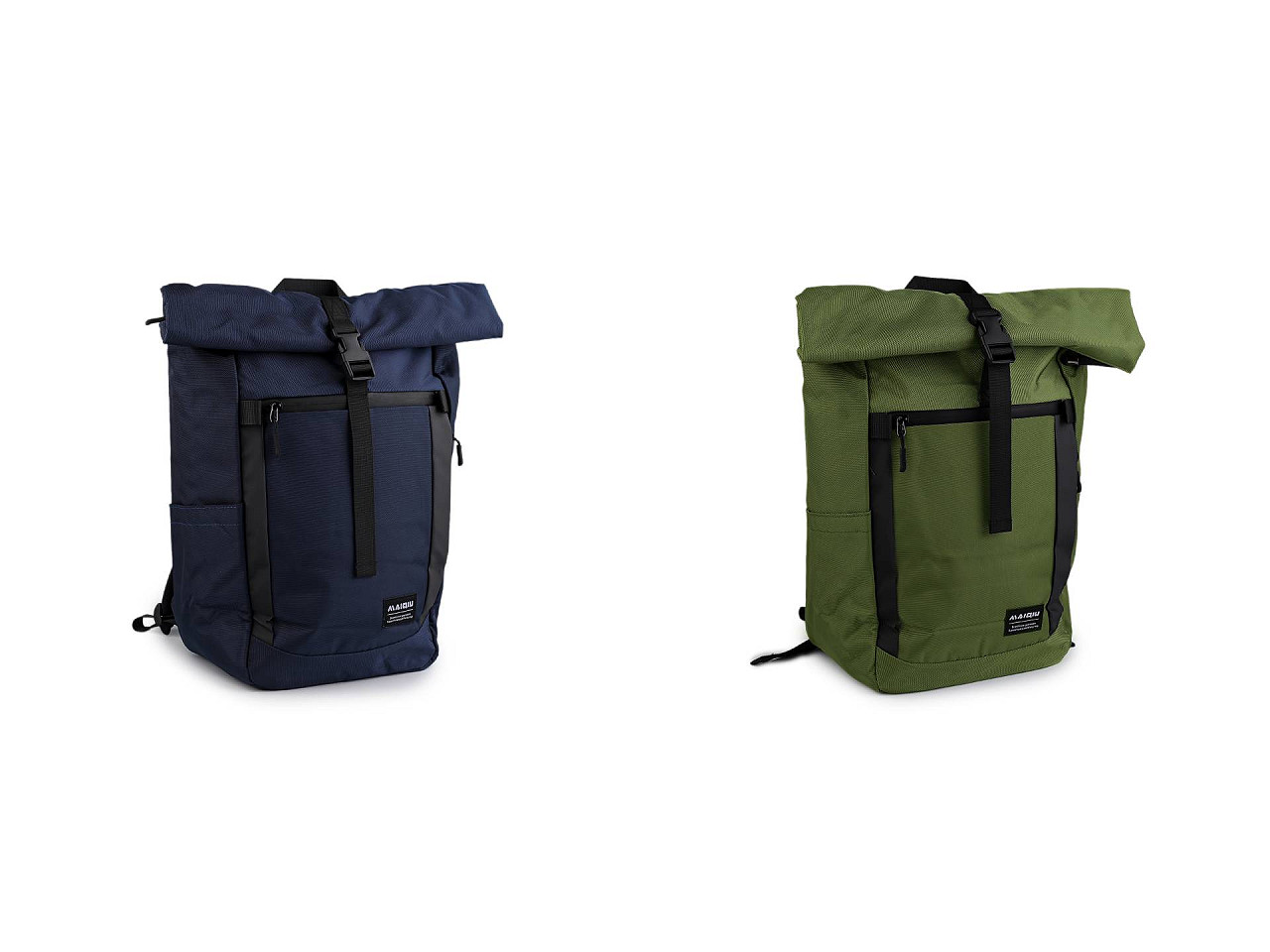 Batoh rolovací 40x45 cm, střední, 15 zelená