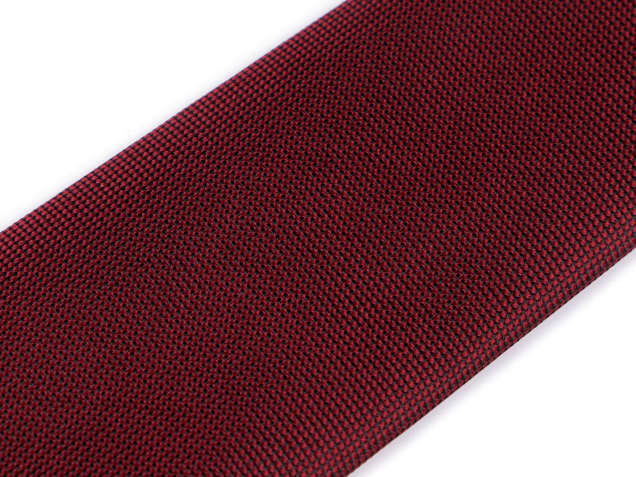 Cravată microfibră monocolor, bordo, 1 buc