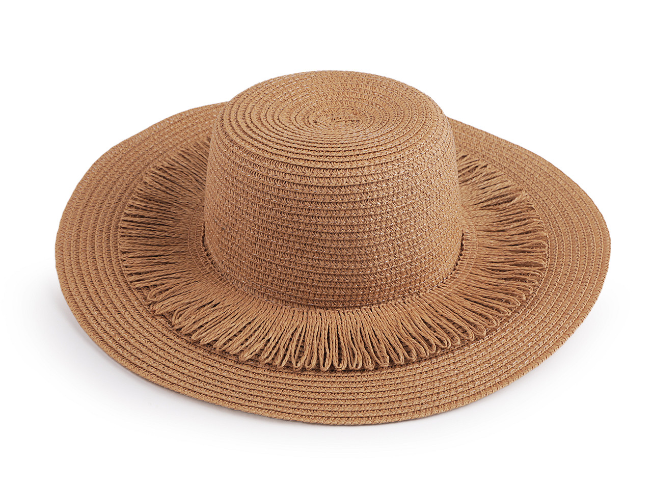 Womens Summer Hat / Straw Hat and Bag Set, Brown Natural, 1 Set