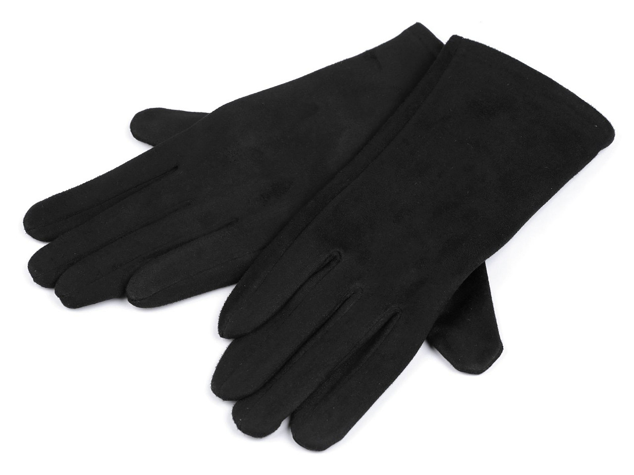 Mănuși de damă de tranziție, tactile, negre, 1 pereche