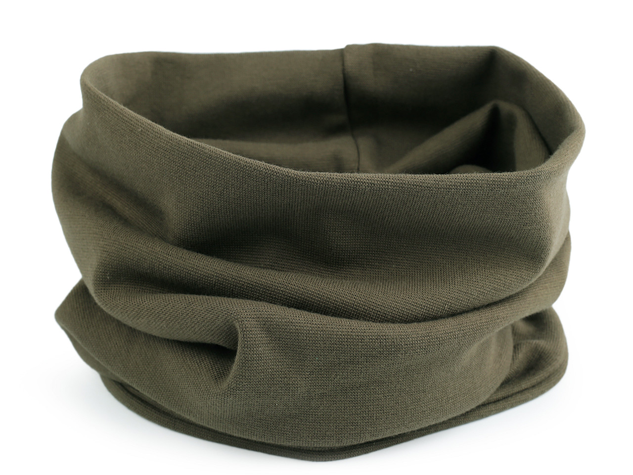 Bavlněná čepice / nákrčník unisex, střední, 1 bílá čepice
