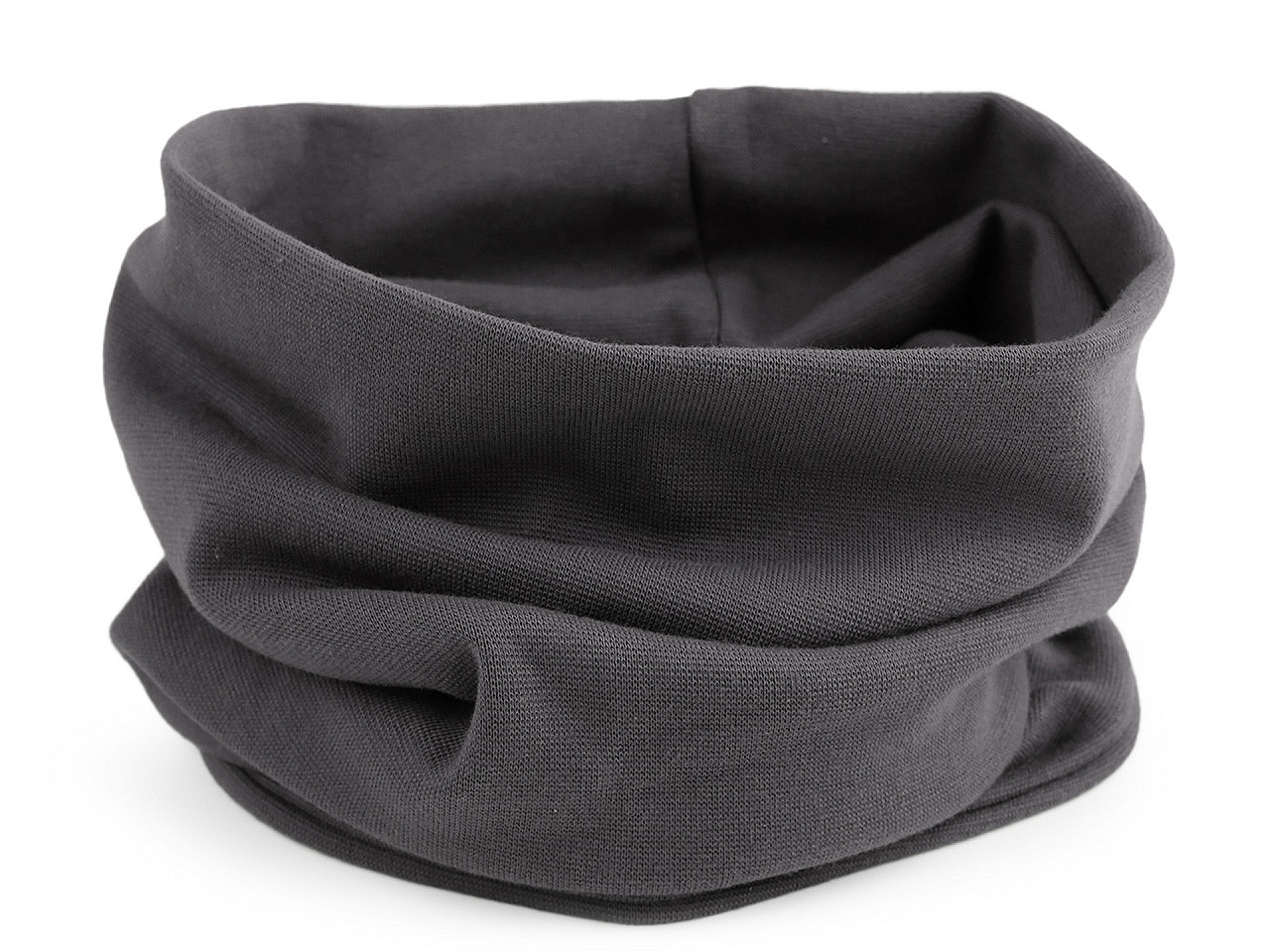 Bavlněná čepice / nákrčník unisex, střední, 1 bílá čepice
