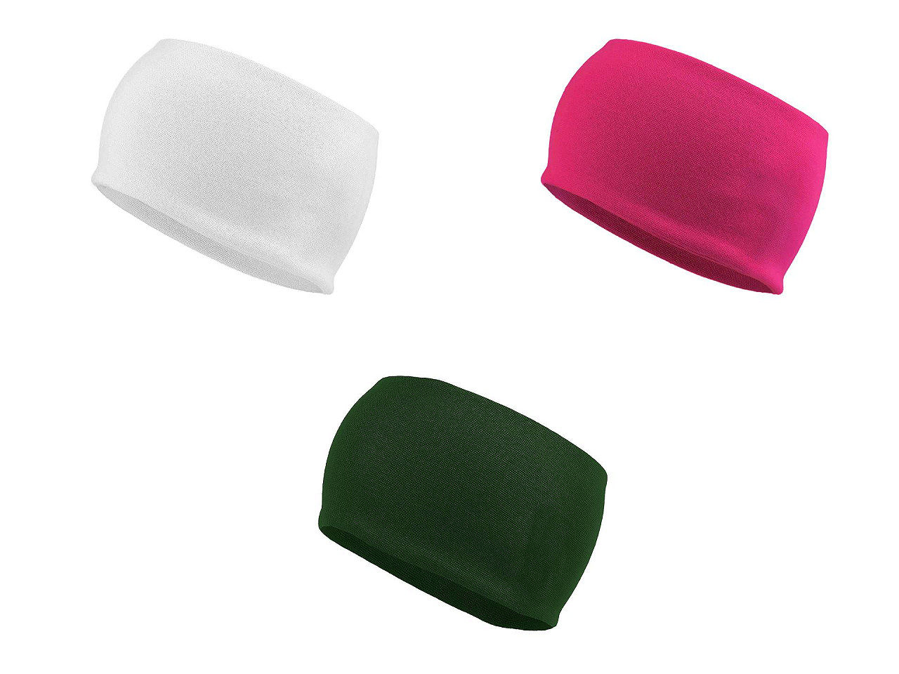 Bavlněná čelenka široká, střední, 16 pudrová