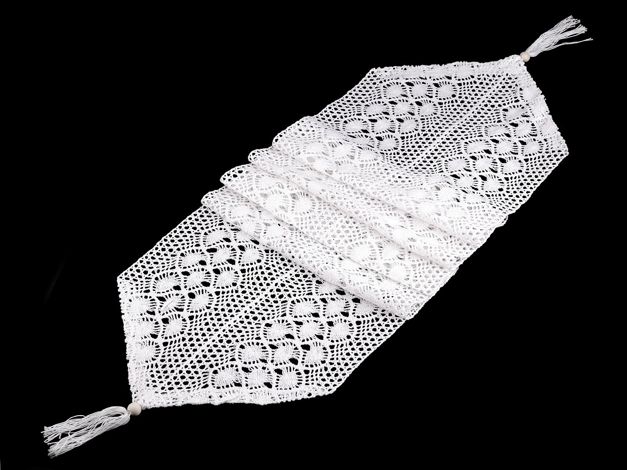 Paličkovaný behúň / obrus 34x175 cm