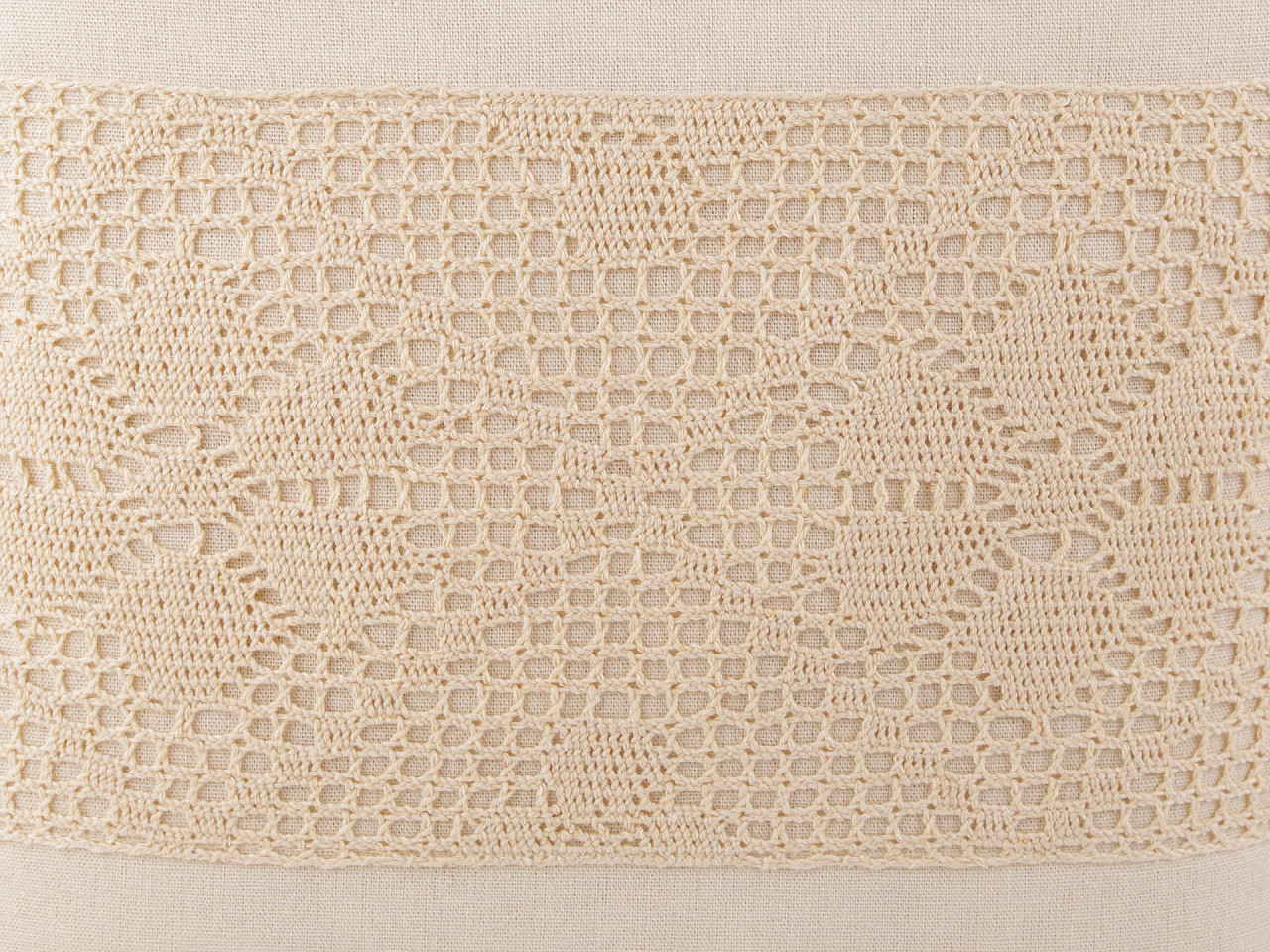 Obliečka na vankúš s paličkovanou čipkou 45x45 cm