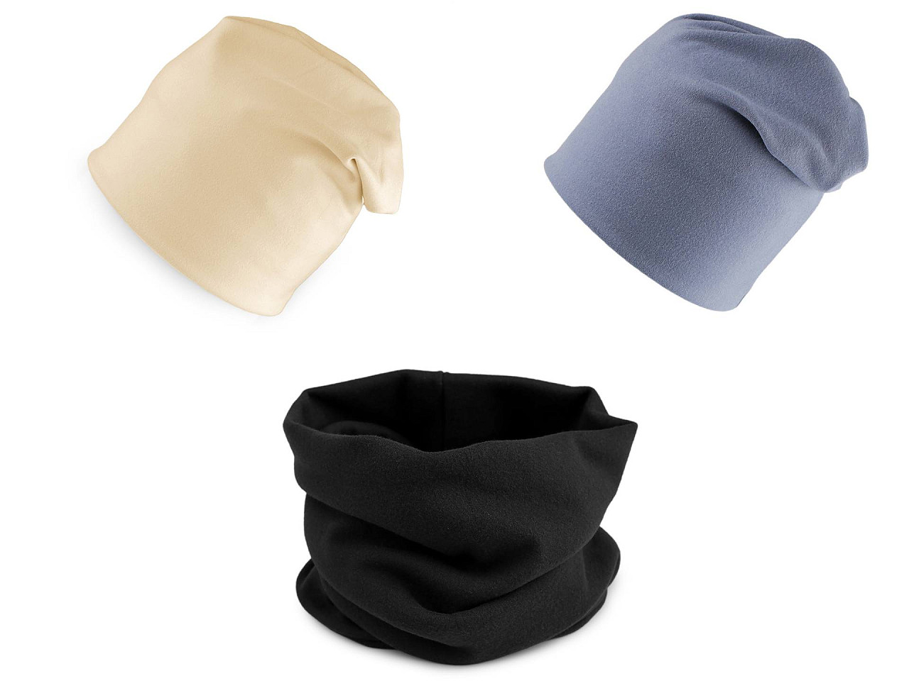 Nákrčník / čepice soft fleece, velké, 19 olivová zeleň nákrčník