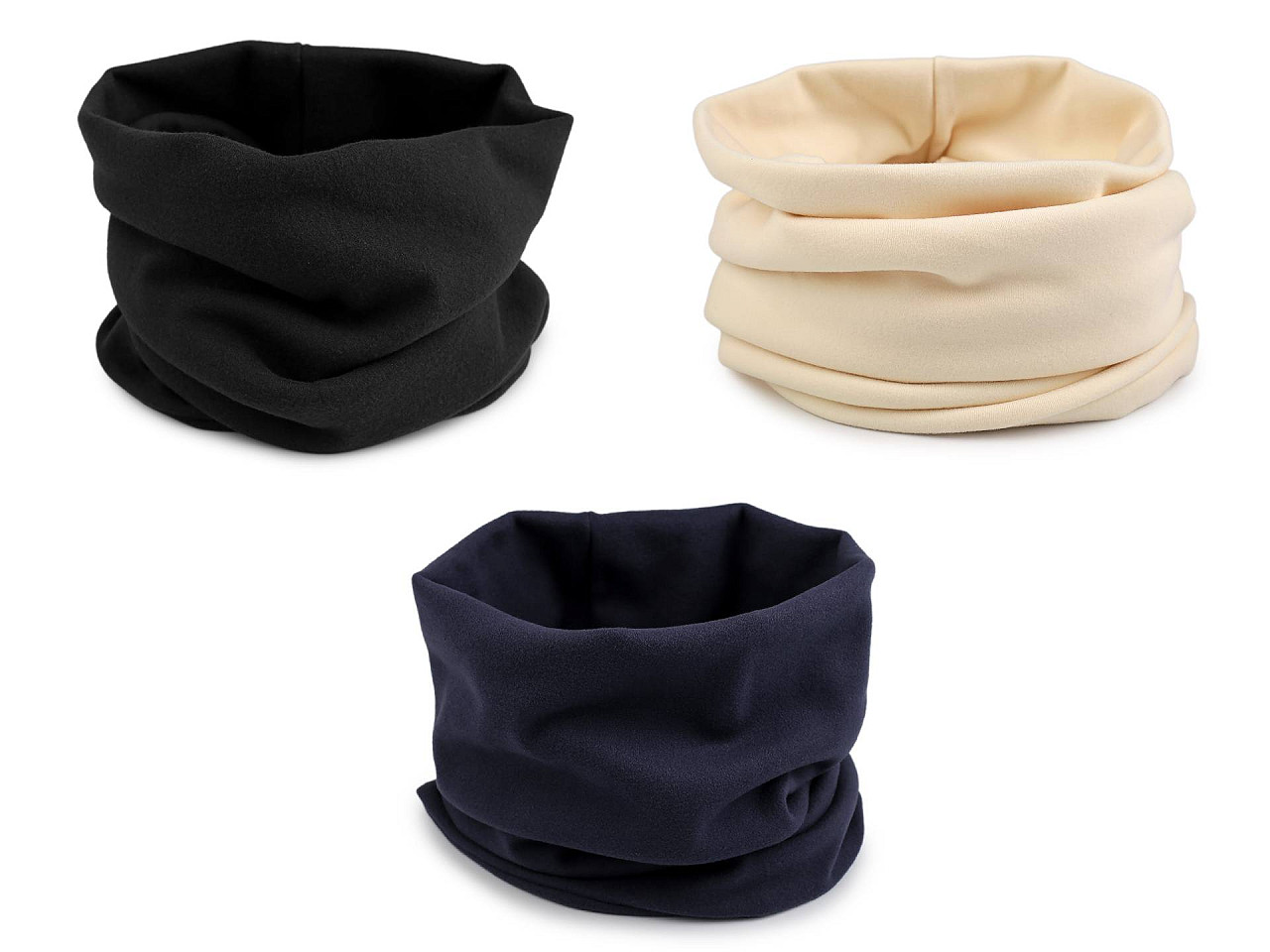 Nákrčník / čepice soft fleece, velké, 19 olivová zeleň nákrčník