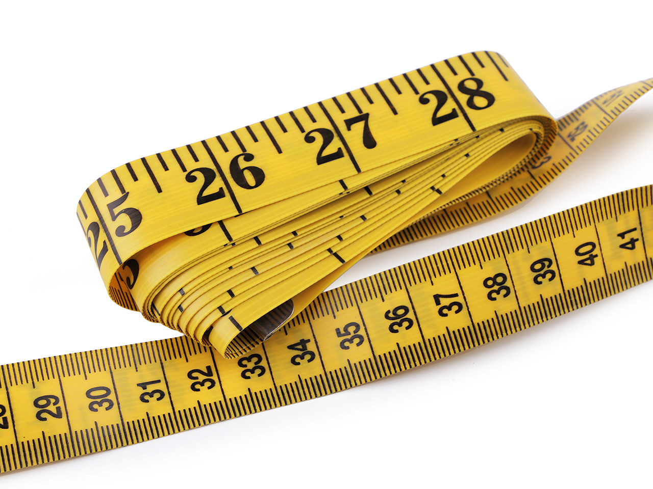 Tailor's Tape Measure 300 cm, yellow, 1 pc