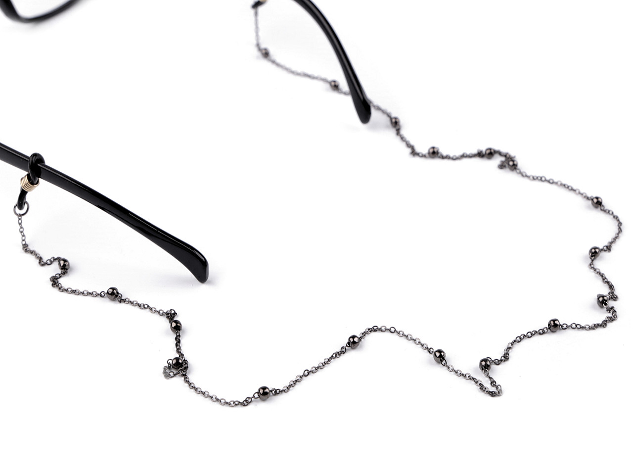 Brillenkette mit Perlen, Roségold, 1 Stk.