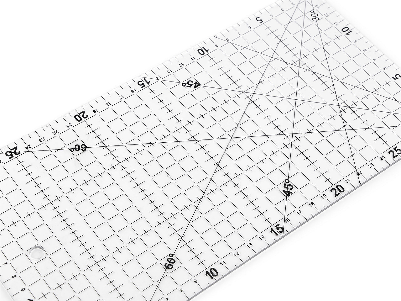 Patchworklineal 15x30 cm, transparent, 1 Stk