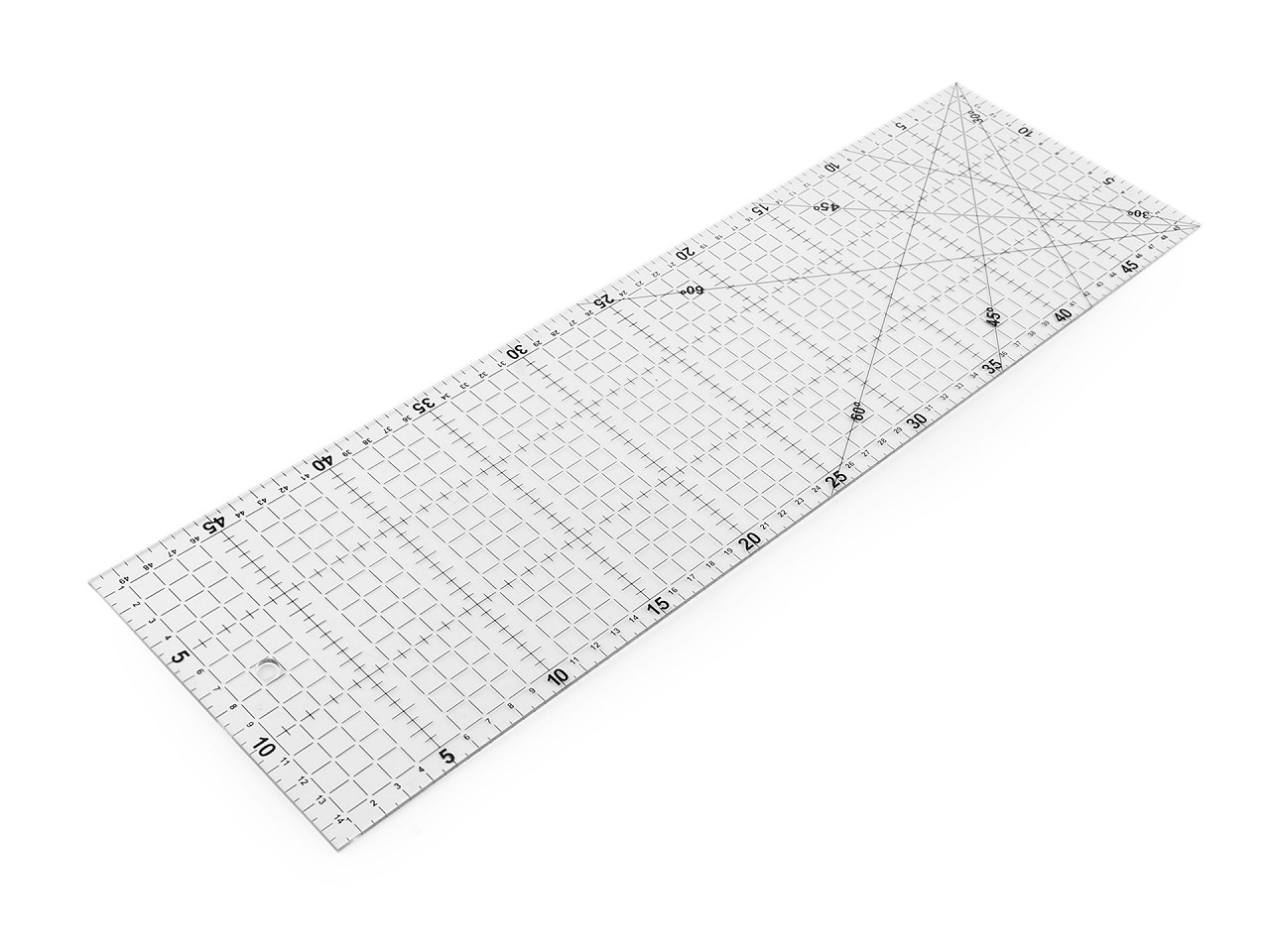 Patchwork ruler 15x50 cm, transparent, 1 pc