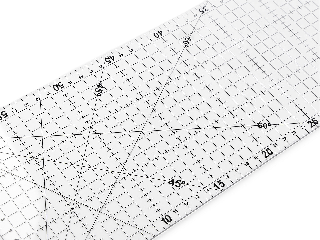 Patchworklineal 15x60 cm, transparent, 1 Stk