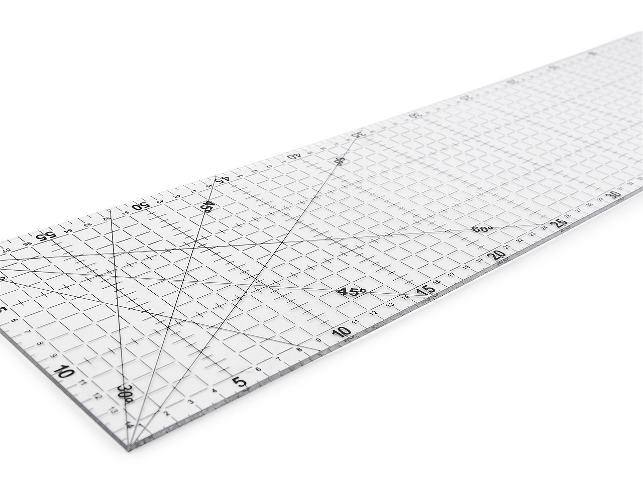 Patchworklineal 15x60 cm, transparent, 1 Stk