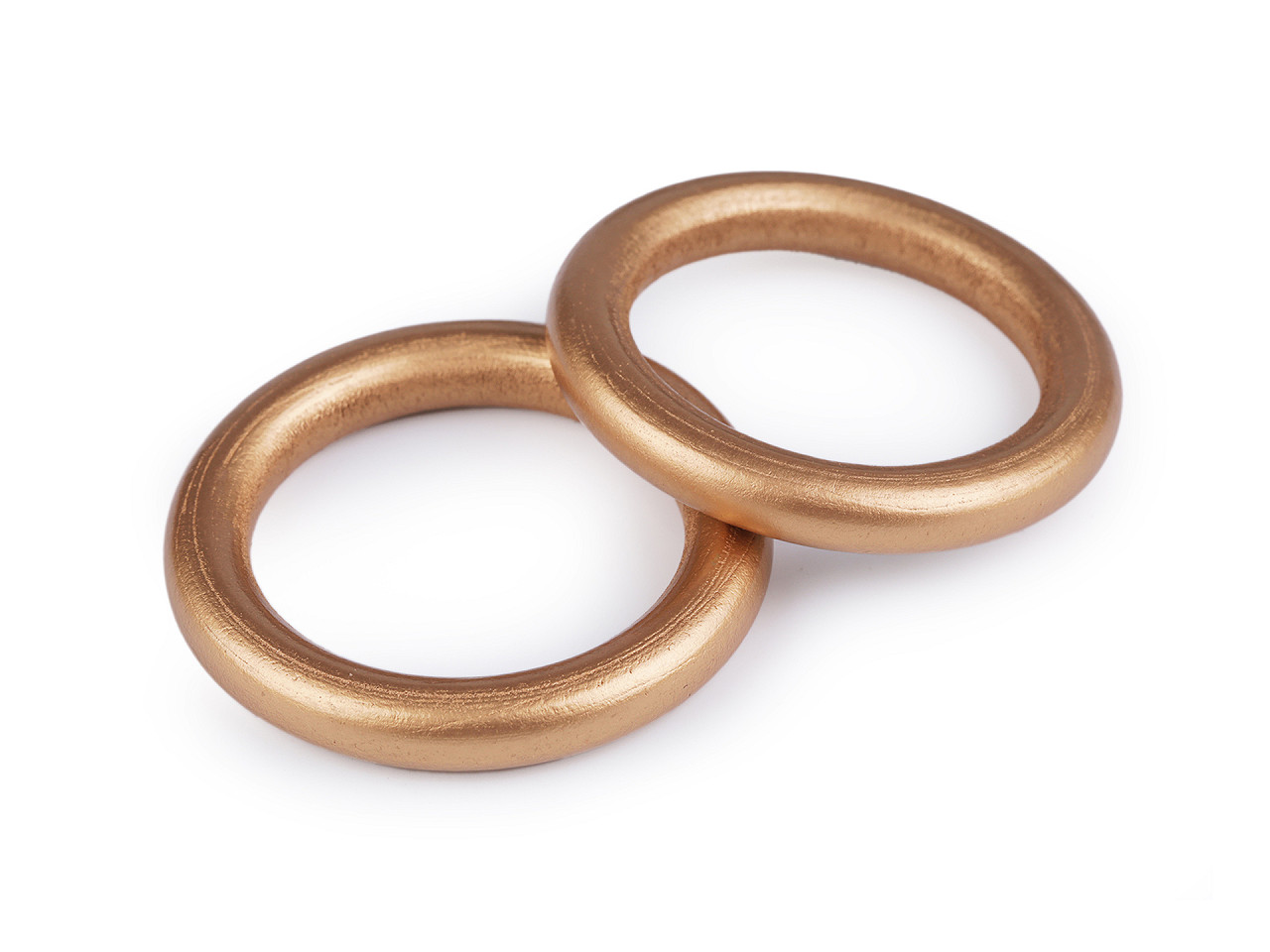 Dřevěný barevný kroužek vnější Ø58 mm, střední, 5 šedá