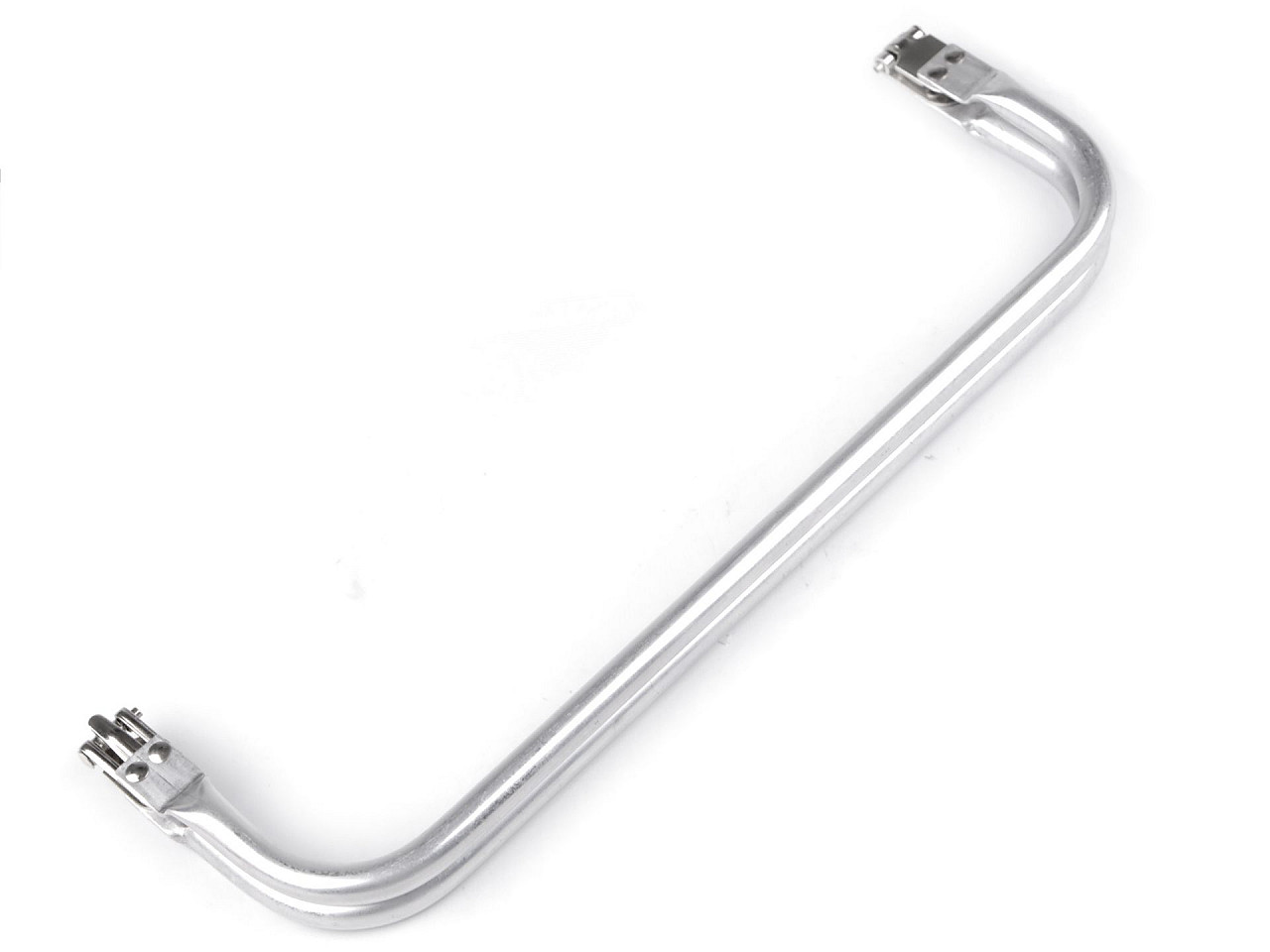 Aluminum frame for bag making, 30x10 cm, nickel, 1 pc