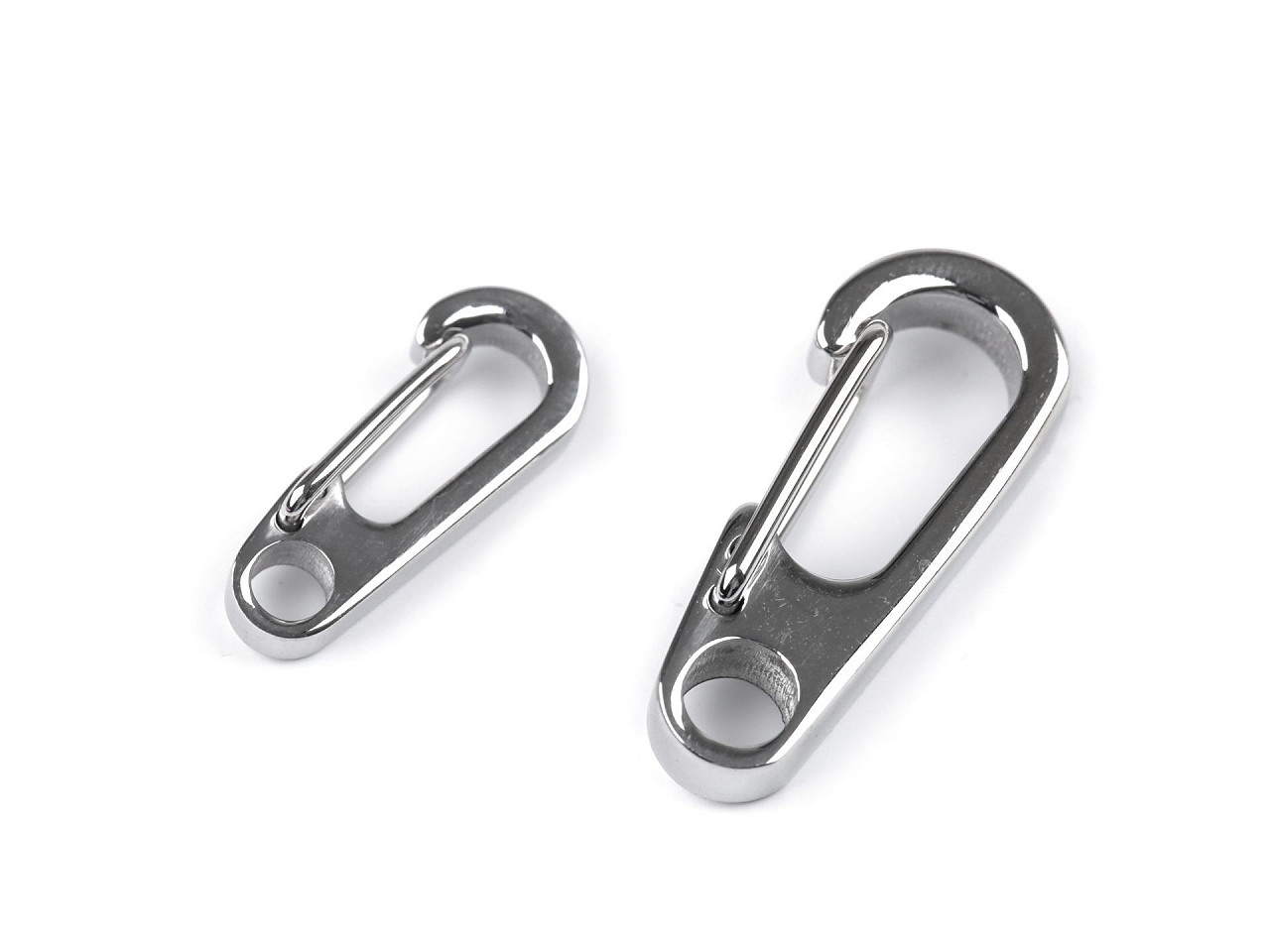 Karabína z nerezovej ocele prievlak 3; 4 mm