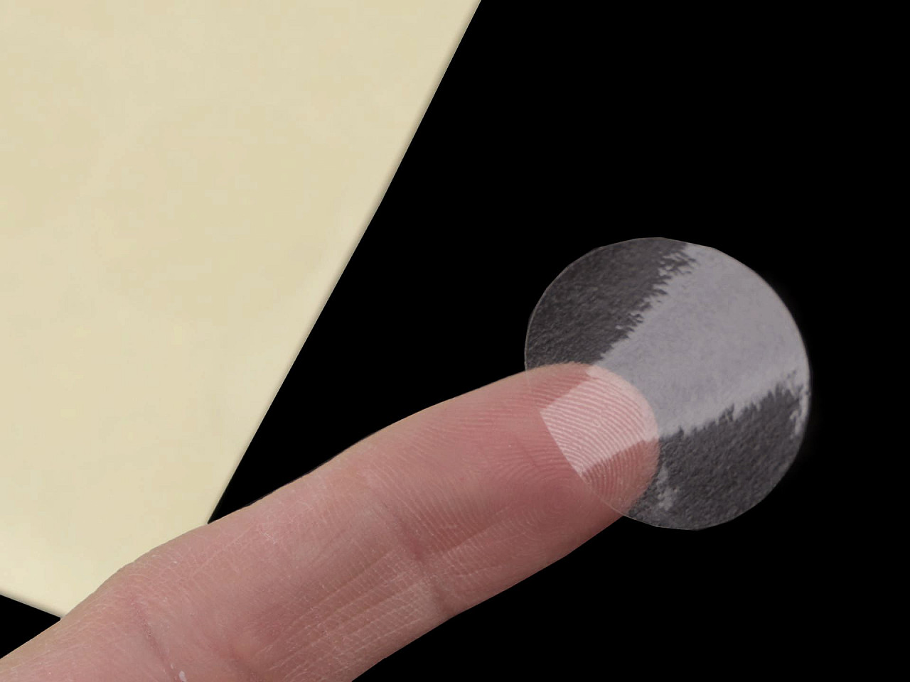 Samolepiace kolieska transparentné Ø2,5; 3 a 3,5 cm