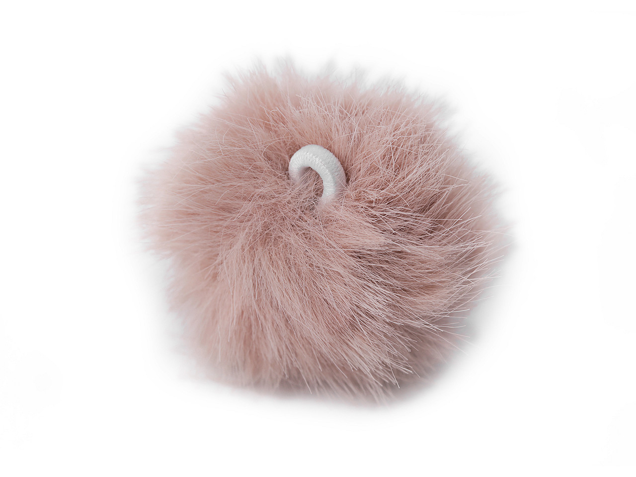 Kožušinový brmbolec s pútkom Ø3,5 cm