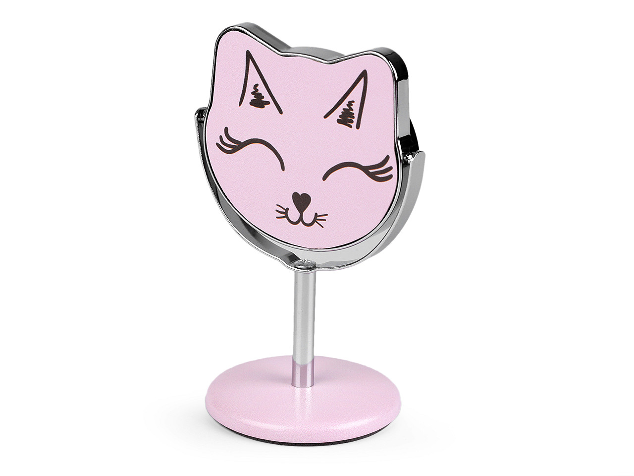 Cosmetic mirror table cat, powder, 1 pc