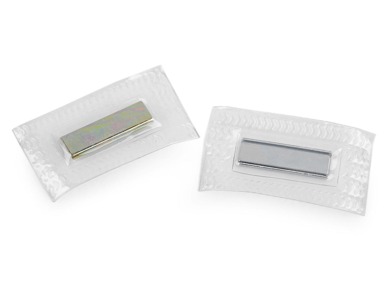 Skryté magnetické zapínanie na našitie 8x25 mm, 10x20 mm