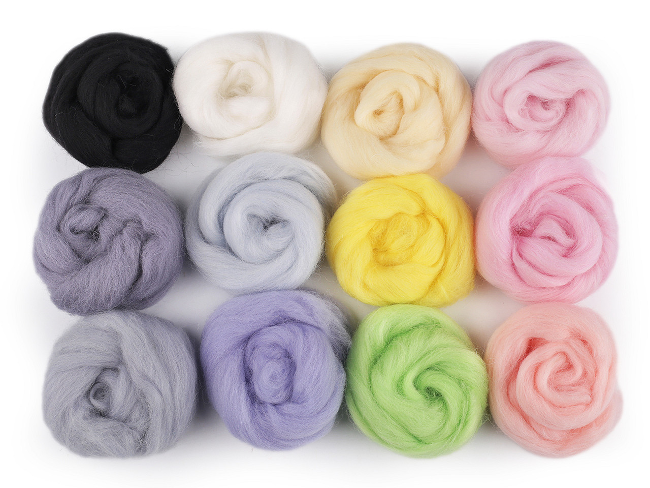 Ovčí rouno 5 g česané, malé, 14 modrá