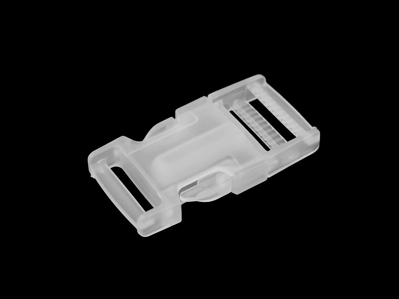 Spona trojzubec transparent šírka 25 mm, 32 mm
