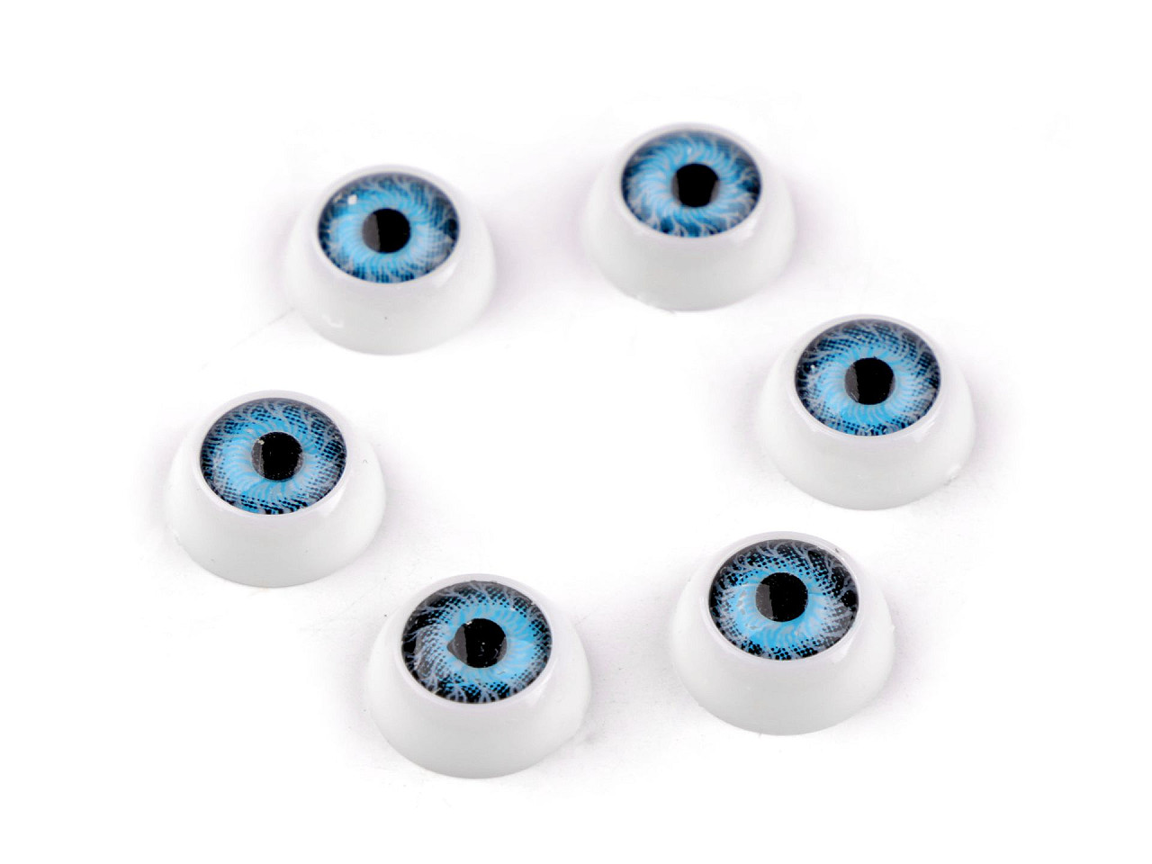Plastové oči na nalepenie Ø12 mm