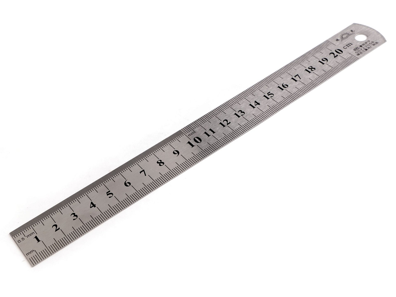 Kovové pravítko dĺžka 20 cm