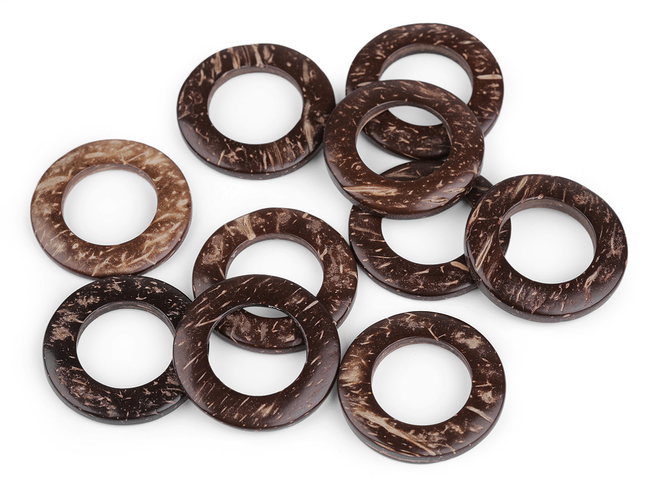 Kokosový krúžok / koliesko Ø30 mm macrame